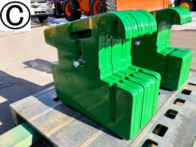 農機補助部品ジョンディア　中古　トラクターウェイト　50kg×6枚　農機具