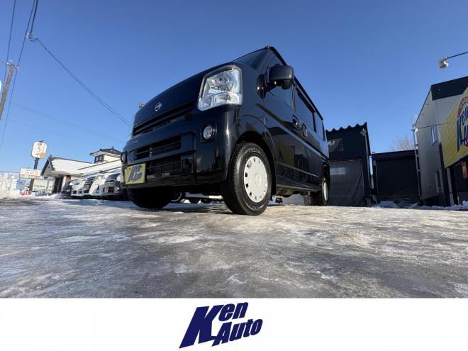 NV100クリッパーNV100クリッハ゜ー 4WD GX TURBO  high roof 寒冷地仕様　リアヒーター　ブレーキアシスト　TURBO Bluetoothフルセグナビ　バックカメラ　アルミ　バイザー　キーレス　エンジンオイル交換　ATF交換　スタットレス付　全磨き済 4WD 660 5Dr