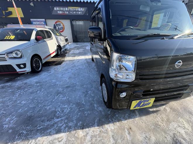 NV100クリッパーNV100クリッハ゜ー 4WD GX TURBO  high roof 寒冷地仕様　リアヒーター　ブレーキアシスト　TURBO Bluetoothフルセグナビ　バックカメラ　アルミ　バイザー　キーレス　エンジンオイル交換　ATF交換　スタットレス付　全磨き済 4WD 660 5Dr