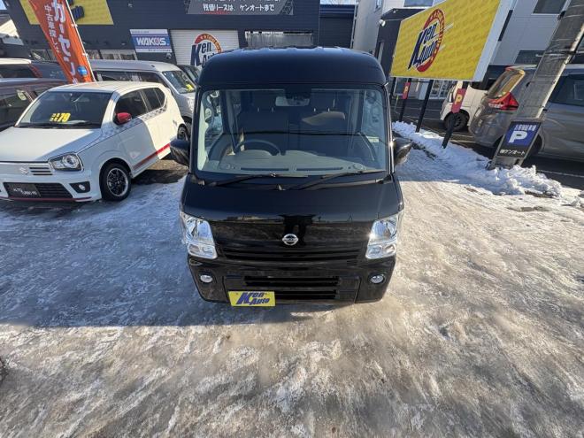 NV100クリッパーNV100クリッハ゜ー 4WD GX TURBO  high roof 寒冷地仕様　リアヒーター　ブレーキアシスト　TURBO Bluetoothフルセグナビ　バックカメラ　アルミ　バイザー　キーレス　エンジンオイル交換　ATF交換　スタットレス付　全磨き済 4WD 660 5Dr