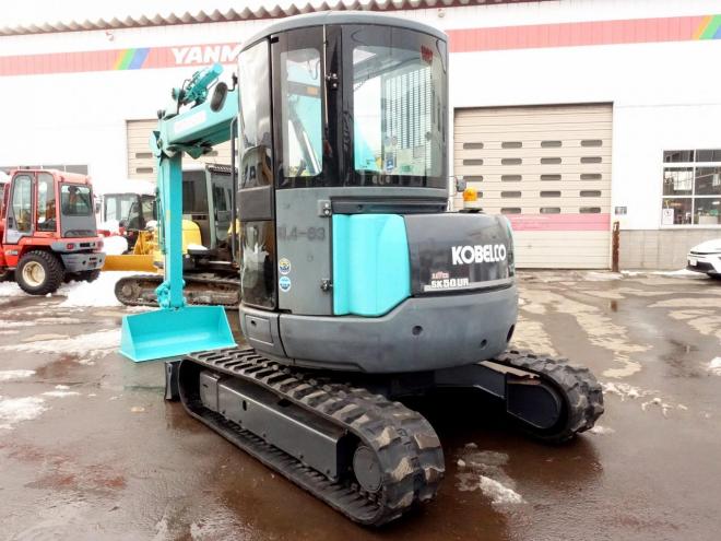 バックホーコベルコ　SK50UR-5　バケット容量0.20m3