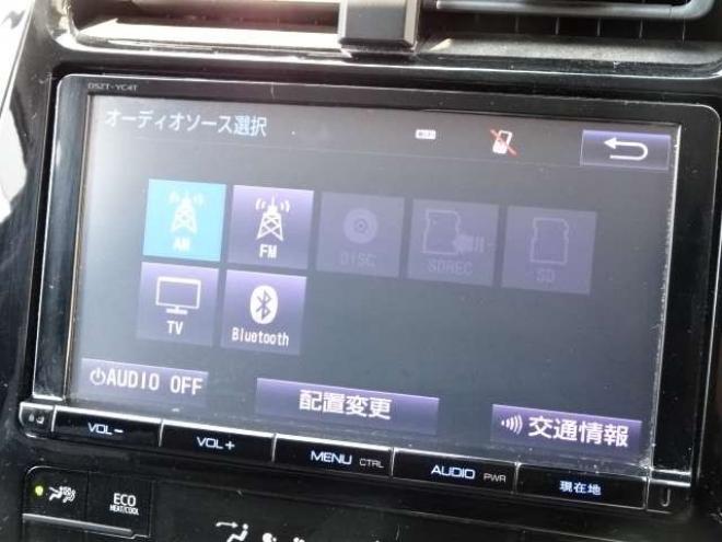 プリウス1.8 A プレミアム E-Four 4WD　本州車 ハイブリットシステム2年保証/走行距離無制限　 4WD　TRDエアロ　ブラインドスポットモニター　純正ナビ　地デジ　バックカメラ　18インチアルミ　本革シート　ヘッドアップディスプレイ　AC100V 1800