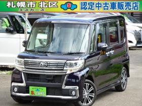 タント　カスタム X トップエディション SAII 4WD　本州車　保証1年/走行距離無制限　4WD　パワースライドドア　純正8型ナビ　地デジ　Bluetooth接続　バックカメラ　スマートアシスト　衝突軽減　レーンキープアシスト　LEDヘッドライト　ETC　ハーフレザーシート 660