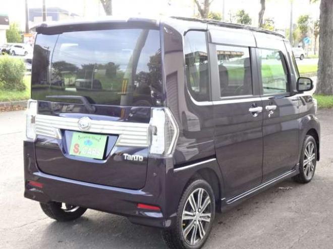 タントカスタム X トップエディション SAII 4WD　本州車　保証1年/走行距離無制限　4WD　パワースライドドア　純正8型ナビ　地デジ　Bluetooth接続　バックカメラ　スマートアシスト　衝突軽減　レーンキープアシスト　LEDヘッドライト　ETC　ハーフレザーシート 660