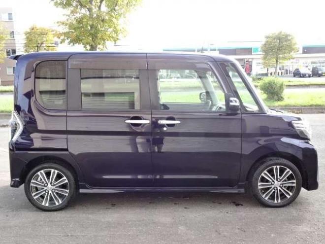 タントカスタム X トップエディション SAII 4WD　本州車　保証1年/走行距離無制限　4WD　パワースライドドア　純正8型ナビ　地デジ　Bluetooth接続　バックカメラ　スマートアシスト　衝突軽減　レーンキープアシスト　LEDヘッドライト　ETC　ハーフレザーシート 660