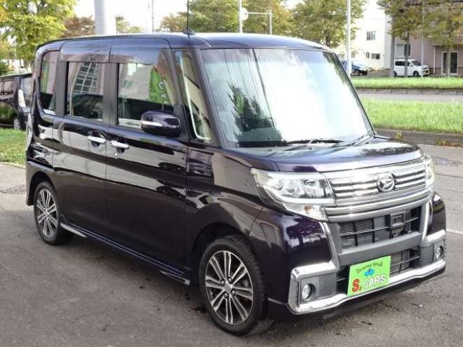 タントカスタム X トップエディション SAII 4WD　本州車　保証1年/走行距離無制限　4WD　パワースライドドア　純正8型ナビ　地デジ　Bluetooth接続　バックカメラ　スマートアシスト　衝突軽減　レーンキープアシスト　LEDヘッドライト　ETC　ハーフレザーシート 660