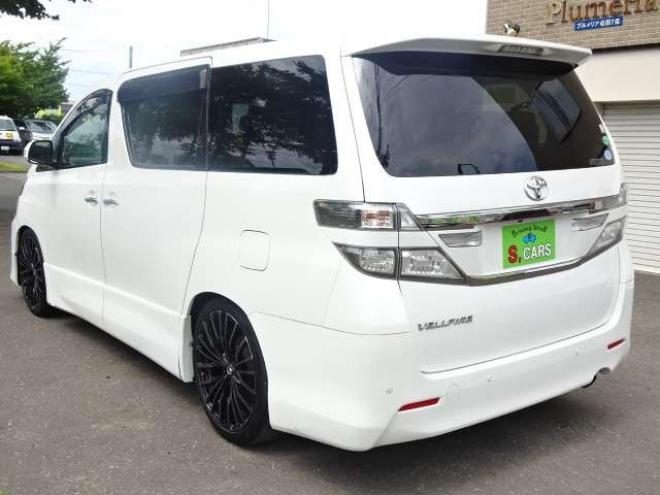 ヴェルファイア2.4 Z 4WD　本州車　保証1年/走行距離無制限　後期型　4WD　社外20インチアルミ　ローダウン  両側パワースライドドア　純正ナビ　地デジ　バックカメラ　フリップダウンモニター　スマートキー　コーナーセンサー　7人乗り 2400