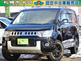 デリカ　D：5 2.4 G パワーパッケージ 4WD　本州車　ワンオーナー　オープンカントリーマッドタイヤ　両側パワースライドドア　ALPINE製ナビ　地デジ　10.2インチALPINE製フリップダウンモニター　バックカメラ　純正HID　スマートキー　ASC　ETC　クルコン 2400