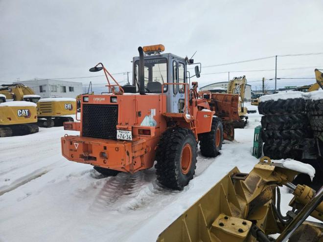 ホイールローダLX100-2C　マルチプラウ＆バケット　旭川ヤード