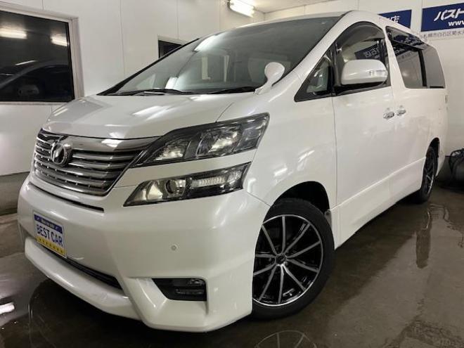 ヴェルファイア本州仕入　禁煙車　両側パワースライドドア　社外１８インチブラポリＡＷ　社外１７ＡＷ＋スタッドレスタイヤ付　ＫＥＮＷＯＯＤナビ　フルセグ地デジ　ＤＶＤ再生　Ｂｌｕｅｔｏｏｔｈオーディオ　バックカメラ 4WD 2400 5Dr