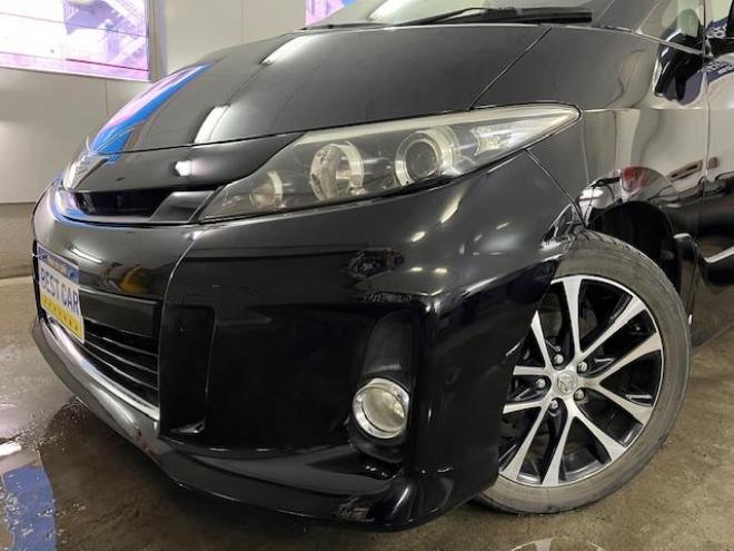 エスティマワンオーナー　寒冷地仕様　禁煙車　両側パワースライドドア　パワーバックドア　純正１８インチＡＷ　純正１６ＡＷ＋スタッドレスタイヤ　純正ナビ　フルセグ地デジ　ＤＶＤ再生　Ｂｌｕｅｔｏｏｔｈ　バックカメラ 4WD 2400 5Dr