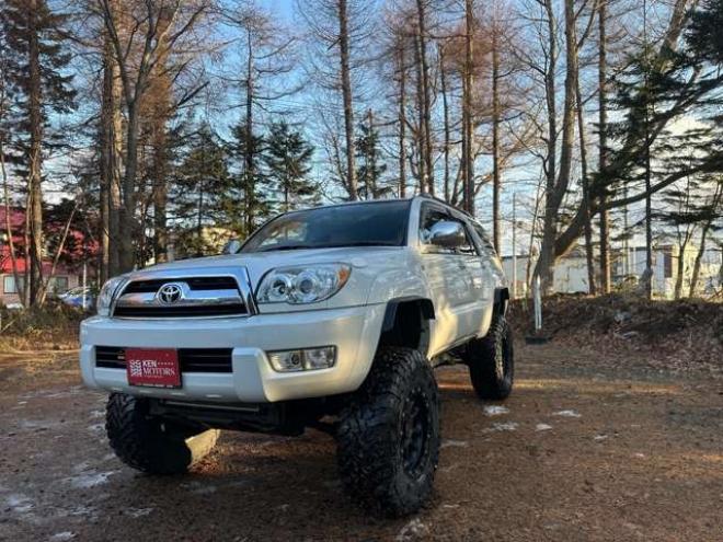 ハイラックスサーフ3.4 SSR-X 4WD　アルミホイール　エアコン　パワステ　パワーウィンドウ　キーレスエントリー　アルミホイール　社外ナビ　バックカメラ　リフトアップ　ETC 3400
