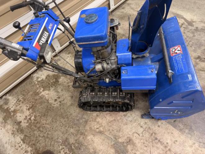 除雪機ヤマハ除雪機YSM870作業灯付き
