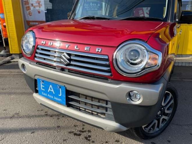 ハスラーJスタイルII 4WD　1年走行距離無制限保証/Bluetooth/ナビ・フルセグTV/全方位カメラ/夏冬タイヤ付/エンジンスターター/ETC/ワンオーナー/禁煙車/車検整備2年付き/法定整備/修復歴無し 660