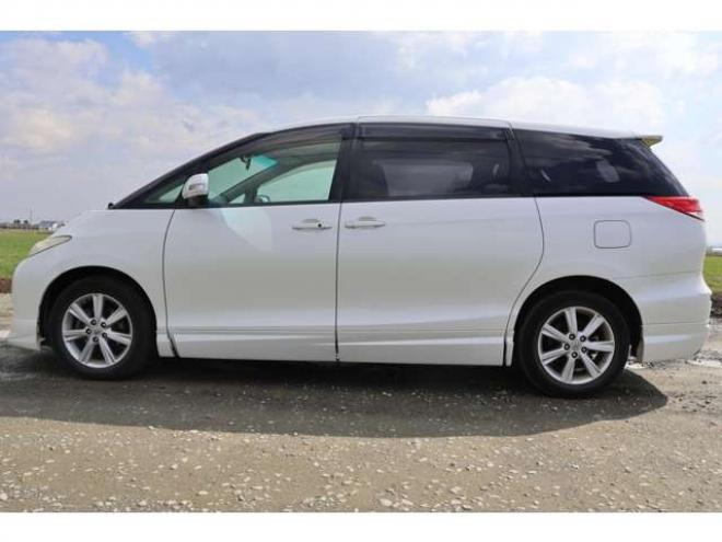 エスティマ2.4 G 4WD　検2年　自社　ローンカノウ　両電スラ 2400