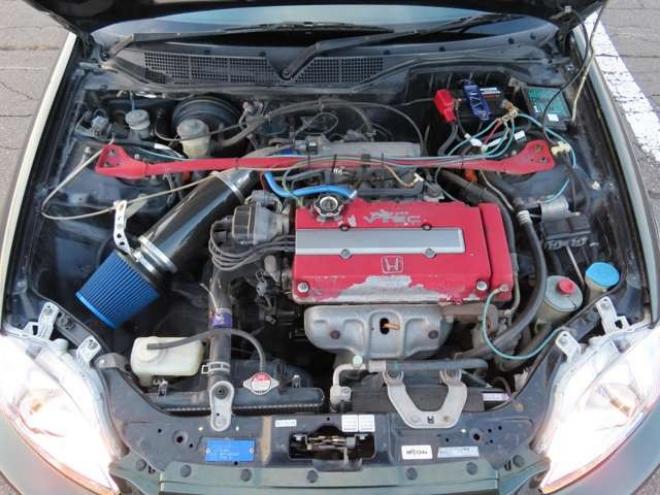 シビックタイプR1.6　ヴェゼル純正色全塗装・タイベル交換済・USヘッドライト 2WD 1600