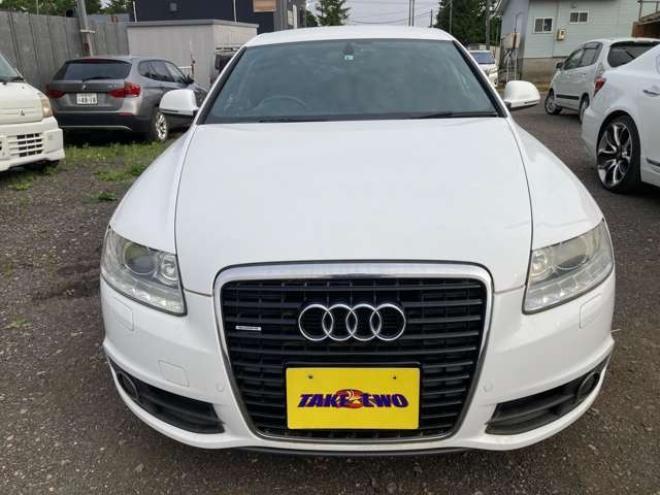 アウディA6 3.0 TFSI クワトロ Sライン 4WD　スマートキー　ナビ・TV ETC 盗難防止システム 革シート オートクルーズコントロール 正規輸入車 3000