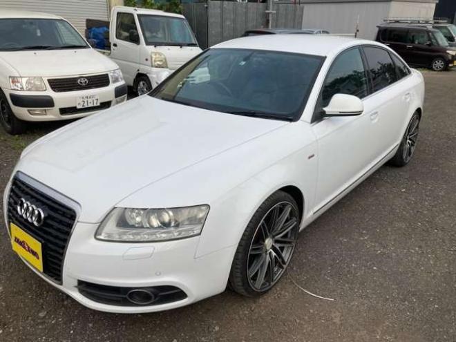 アウディA6 3.0 TFSI クワトロ Sライン 4WD　スマートキー　ナビ・TV ETC 盗難防止システム 革シート オートクルーズコントロール 正規輸入車 3000