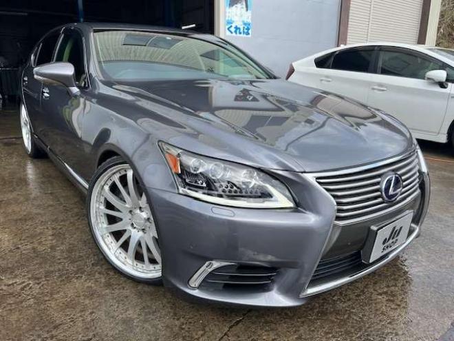 レクサスLSハイブリッド 600h バージョンC Iパッケージ 4WD　茶革・新規車検整備付・本州仕入車両 5000