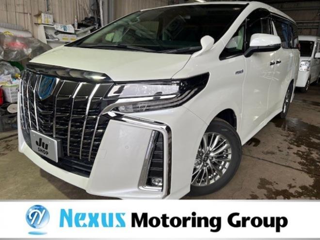 アルファードハイブリッド 2.5 SR Cパッケージ E-Four 4WD　3眼LED・純正ナビ・リアモニター・パワーバックドア・夏冬タイヤ付・1500W給電・ベンチレーターシート・パワーシート・アダプティブクルーズコントロール・ステアリングヒーター・検令和9年6月・本州仕入車両 2500