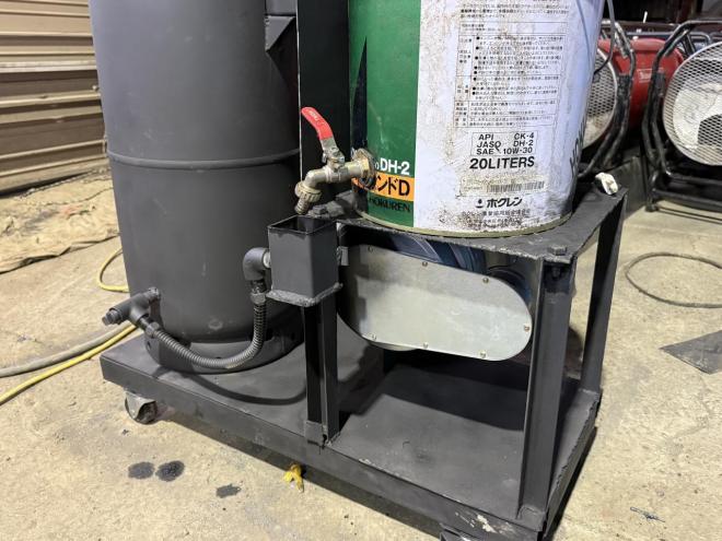 ヒーター廃油ストーブ 中型 20坪程度に