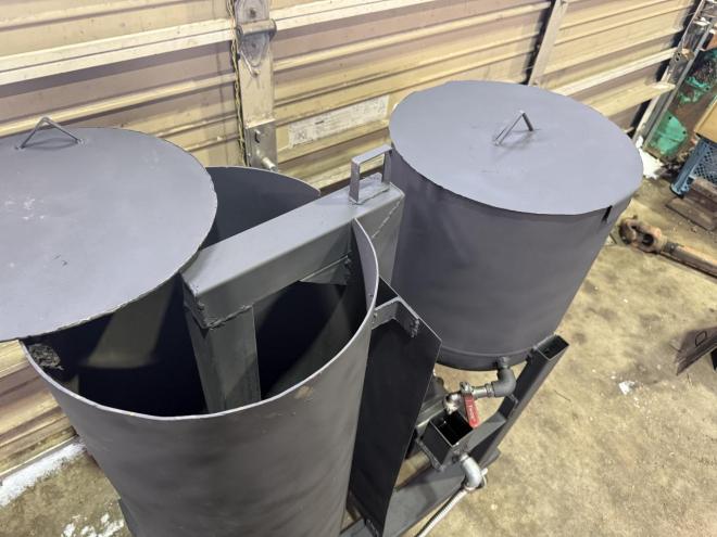 ヒーター大型廃油ストーブ 30坪程度に 超高火力！