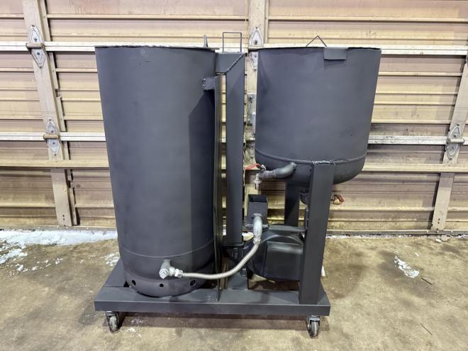 ヒーター大型廃油ストーブ 30坪程度に 超高火力！