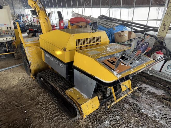 除雪機コバシ ST30 30馬力 ディーゼル除雪機 エンジン始動性抜群
