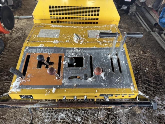 除雪機コバシ ST30 30馬力 ディーゼル除雪機 エンジン始動性抜群