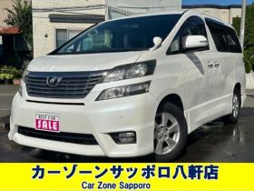 ヴェルファイア　2.4 Z プラチナセレクション 4WD　両側パワースライドドア　HDDナビ　フルセグTV　バックモニター　プッシュスタート　横滑り防止装置　コーナーセンサー　パワーバックドア　純正アルミホイール　純正エンンジンスターター 2400