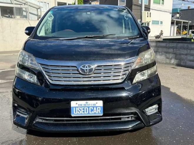 ヴェルファイア2.4 Z プラチナセレクション 4WD　両側パワースライドドア　パワーバックドア　スマートキーETC　ナビ　Bluetooth　地デジ　純正18インチアルミホイール夏　横滑り防止装置　コーナーセンサー　プッシュスタート 2400