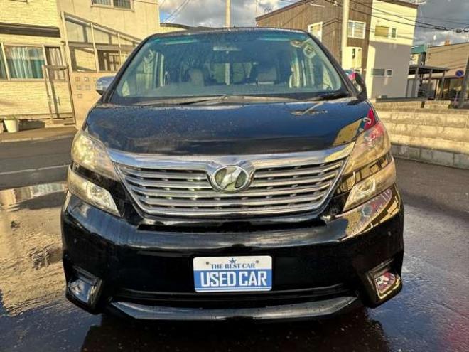 ヴェルファイア2.4 Z プラチナセレクションII タイプゴールド 4WD　両側パワースライドドア　ナビ　ワンセグ　プッシュスタート　横滑り防止装置　コーナーセンサー　パワーバックドア　純正18インチアルミホイール夏　社外アルミホイール冬　バックモニター 2400