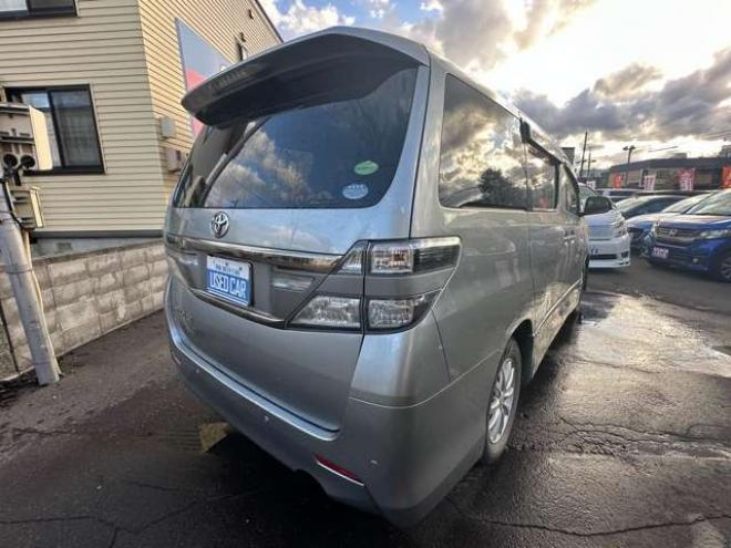 ヴェルファイア2.4 Z 4WD　両側パワースライドドア　寒冷地仕様　社外ナビ　ワンセグTV ETC　横滑り防止装置　コーナーセンサー　プッシュスタート　パワーバックドア　純正18インチアルミホイール夏　社外アルミホイール冬　バックカメラ 2400