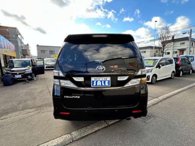 ヴェルファイア2.4 Z 4WD　両側パワースライドドア　ナビ　横滑り防止装置　コーナーセンサー　ビルトインETC　社外17インチアルミホイール冬　　バックモニター　プッシュスタート 2400