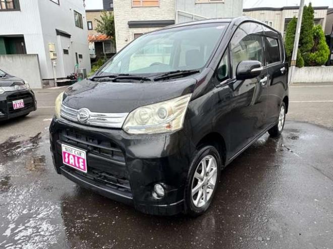 ムーヴカスタム X 4WD　社外CDオーディオ　純正アルミホイール夏　プッシュスタート　キーレスキー 660