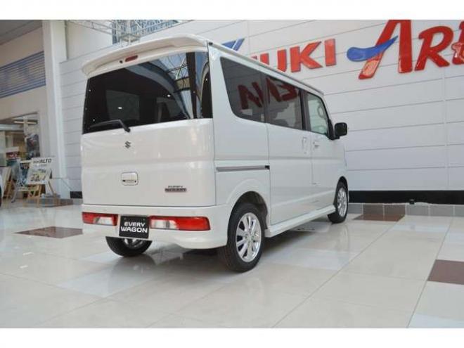 エブリィワゴン PZターボスペシャル 4WD　ワンオーナー車4WDターボセーフティサポート搭載アイドリングストップ横滑り防止装置7インチワイドナビTVバックカメラ両側オートスライドドアオートステップリアパーキングセンサーハイビームアシストLED 660