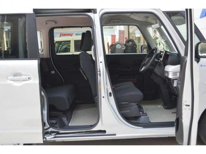 スペーシアハイブリッド X 4WD　ワンオーナー車ハイブリッド4WDターボセーフティサポート搭載アイドリングストップ横滑り防止装置ハイビームアシスト両側オートスライドCDシートヒーター 660