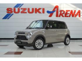 ラパン　LC 660 ハイブリッド X 4WD　ハイブリット4WD全方位モニタ用カメラパッケージセーフティサポート搭載スズキコネクト対応機装着車ハイビームアシストLEDライト横滑り防止装置シートヒーター 登録済未使用車 660