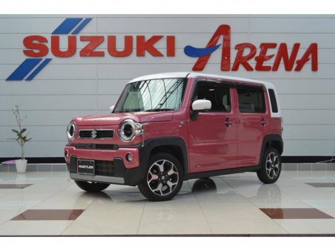 ハスラーハイブリッド Xターボ 4WD　ワンオーナーハイブリット4WDターボパドルシフトアダプティブクルーズコントロールセーフティサポート4WDアイドリングストップ横滑り防止装置純正ナビTVドライブレコーダーハイビームアシストLEDライト 660