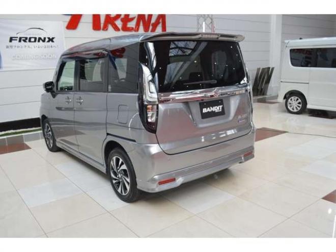 ソリオ1.2 バンディット ハイブリッド MV 4WD　ワンオーナーハイブリット車セーフティサポート搭載アイドリングストップ横滑り防止装置アダプティブクルーズコントロール全方位モニター付9インチナビTVバックカメラ両側オートスライドドアLEDライトETC 1200