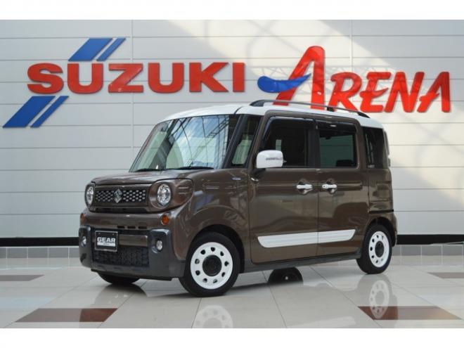 スペーシアギア マイ スタイル 4WD　ワンオーナー車ハイブリッド4WDセーフティサポート搭載アダプティブクルーズコントロール両側オートスライドドア7インチワイドナビTVバックカメラETCハイビームアシストLEDドラレコ 660