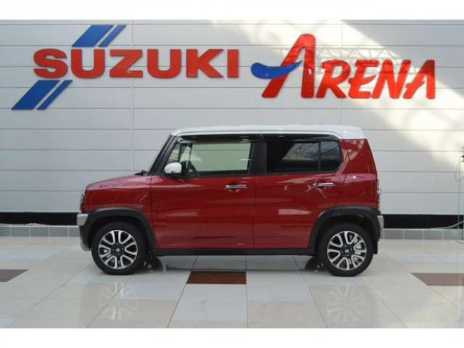 ハスラーJ 4WD　ワンオーナー車Sエネチャージ4WDブラックインテリアパッケージ純正7インチワイドナビTVバックカメラセーフティサポート搭載ハーフレザーシートLEDライト 660