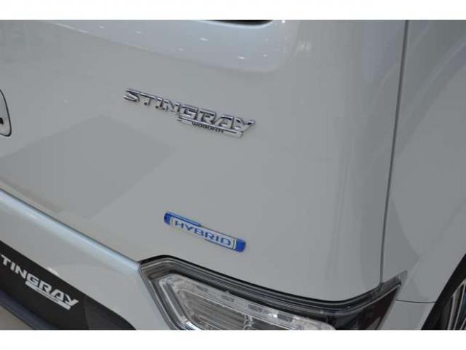 ワゴンRスティングレー ハイブリッド T 4WD　ワンオーナー車ハイブリッド4WDターボパドルシフトセーフティサポート搭載デュアルセンサーブレーキサポート誤発信抑制機能8インチナビTVバックカメラLEDライトETCドラレコクルーズコントロール 660