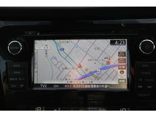 エクストレイル2.0 20S ハイブリッド 4WD　純正フルセグナビ　ETC　アラウンドビューカメラ　パーキングアシスト　ヒルディセントコントロール　クルーズコントロール　パーキングソナー 2000