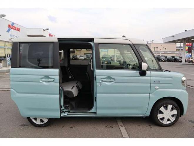 スペーシアハイブリッド X 4WD　純正ナビ　LEDヘッドライト　デュアルセンサーブレーキサポート　横滑り防止装置　両側電動スライドドア 660