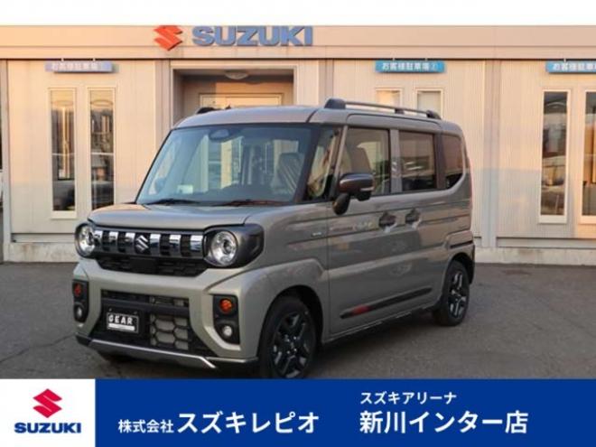 スペーシアギア ハイブリッド XZ 4WD　全方位モニターナビ　スズキコネクト対応　ステアリングヒーター　シートヒーター　デュアルセンサーブレーキサポートII 660
