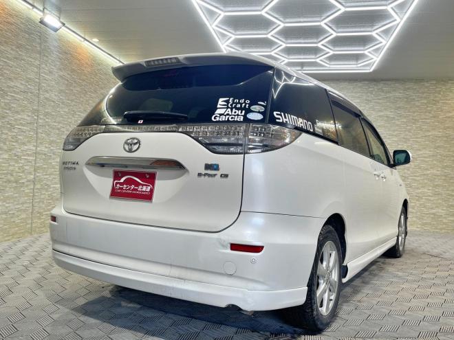 エスティマハイブリッドハイブリッド2.4G 4WD 5年保証 スマキー 両側パワスラ ナビ Bカメ ETC 寒冷地仕様 禁煙 車検整備2年付