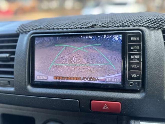 ハイエースバン3.0 DX ロング ハイルーフ GLパッケージ ディーゼルターボ 4WD　純正ナビTV　バックカメラ　寒冷地仕様　キーレス　ETC　ワンオーナー　パワーウィンドウ　パワステ　両側スライドドア 3000