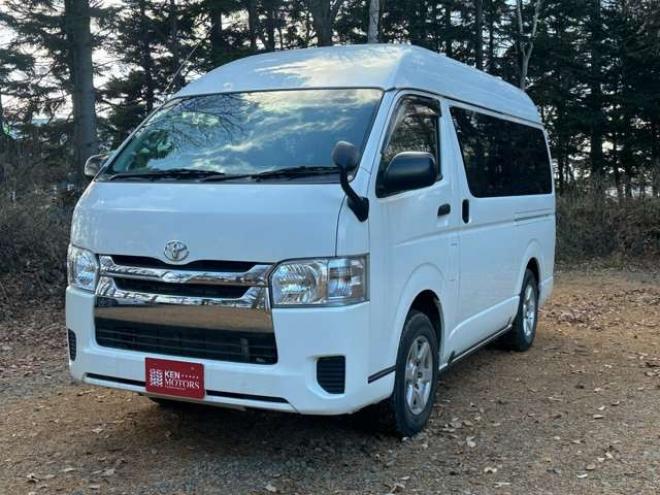ハイエースバン3.0 DX ロング ハイルーフ GLパッケージ ディーゼルターボ 4WD　純正ナビTV　バックカメラ　寒冷地仕様　キーレス　ETC　ワンオーナー　パワーウィンドウ　パワステ　両側スライドドア 3000