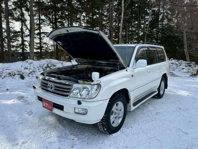 ランドクルーザー100 4.2 VXリミテッド ディーゼルターボ 4WD　エンジンスターター　ETC 純正アルミ　純正ナビ　電動シート　シートヒーター　コンソールクーラーBOX　バックカメラ　パワステ　パワーウィンドウ　クルーズコントロール　ABS 4200